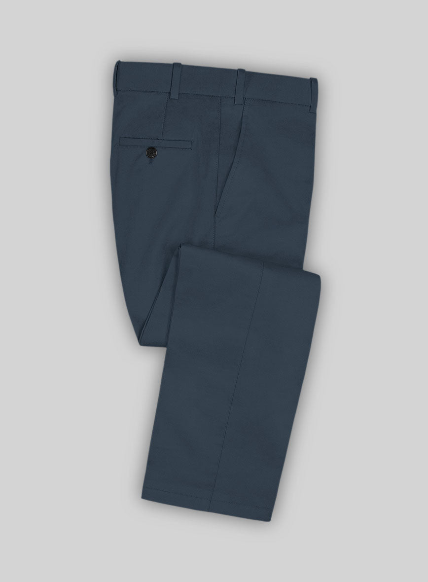 Blue Stretch Chino Suit - StudioSuits