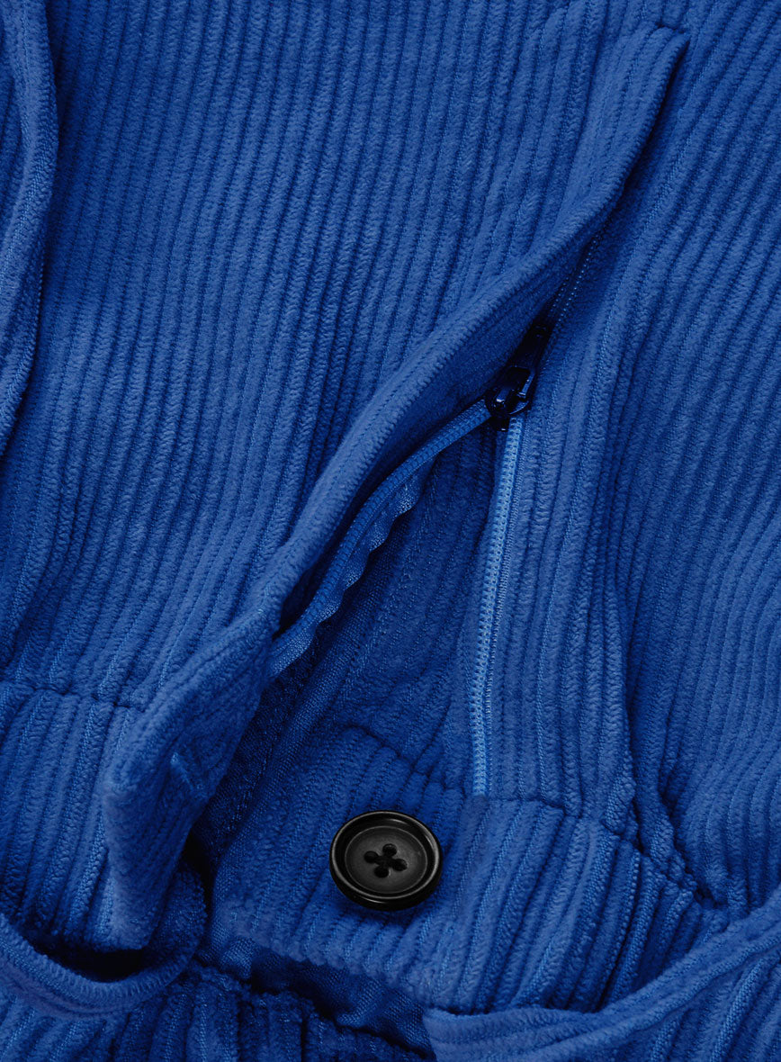 Easy Pants Bright Blue Corduroy - StudioSuits