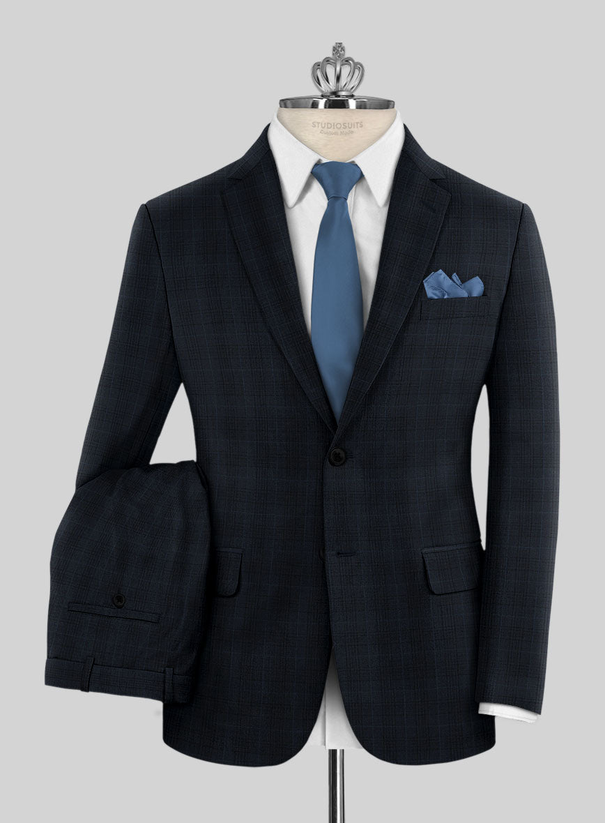 Bristol Alba Blue Checks Suit - StudioSuits