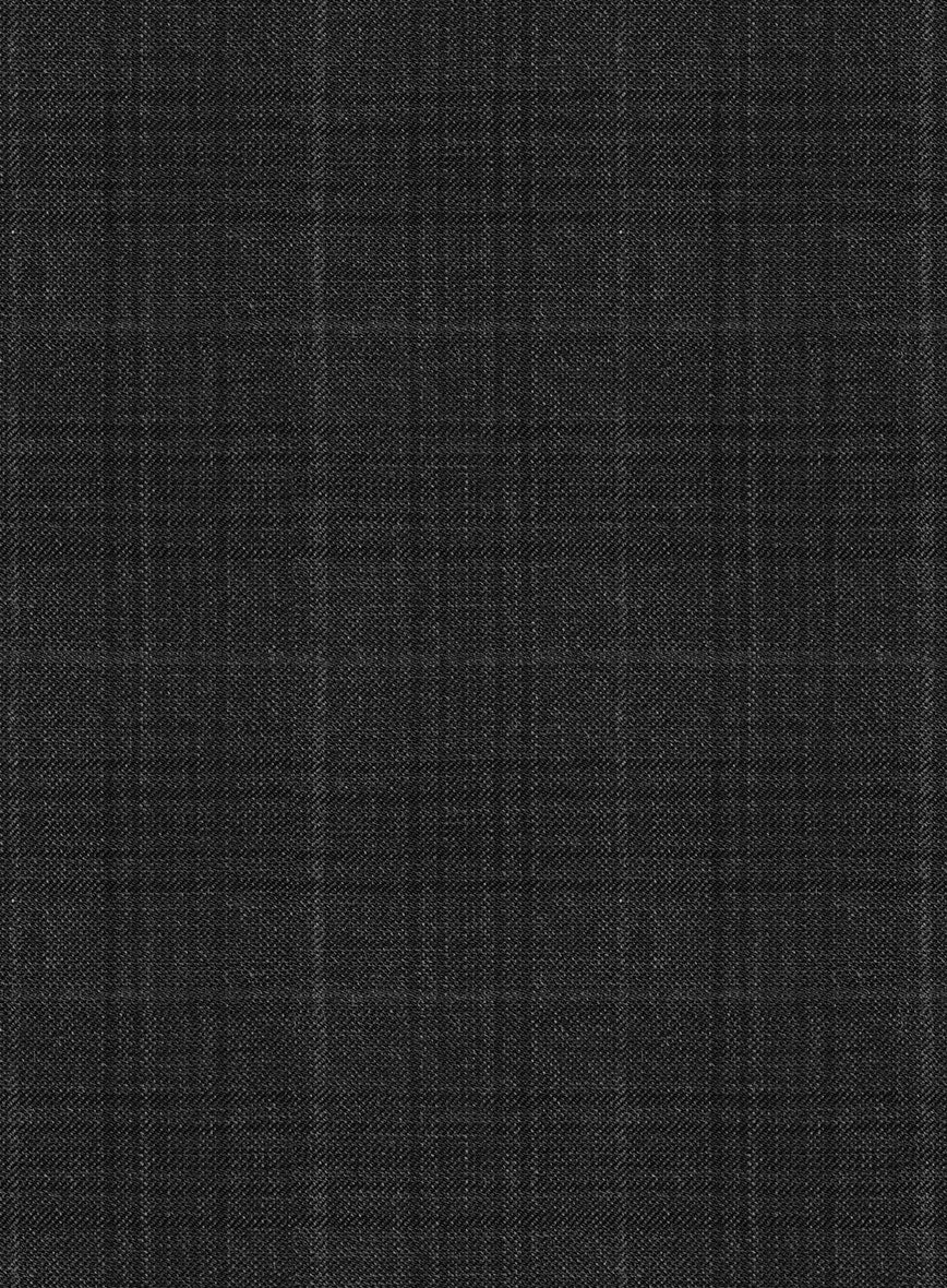 Bristol Alvaro Charcoal Checks Jacket - StudioSuits