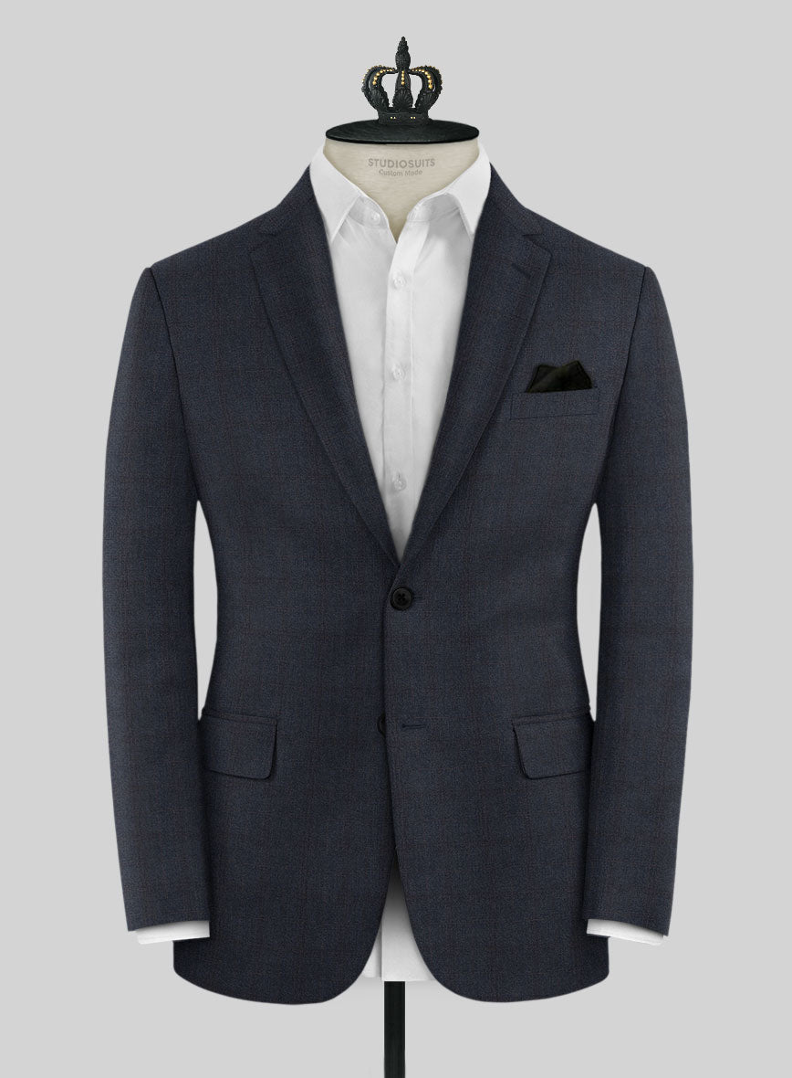 Bristol Amara Blue Checks Jacket - StudioSuits