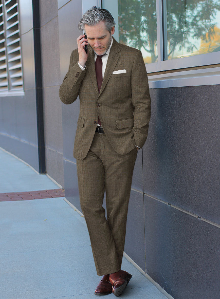 Bristol Brown Glen Suit - StudioSuits