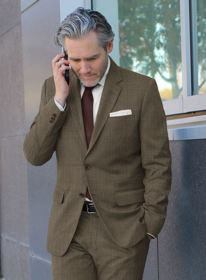 Bristol Brown Glen Suit - StudioSuits