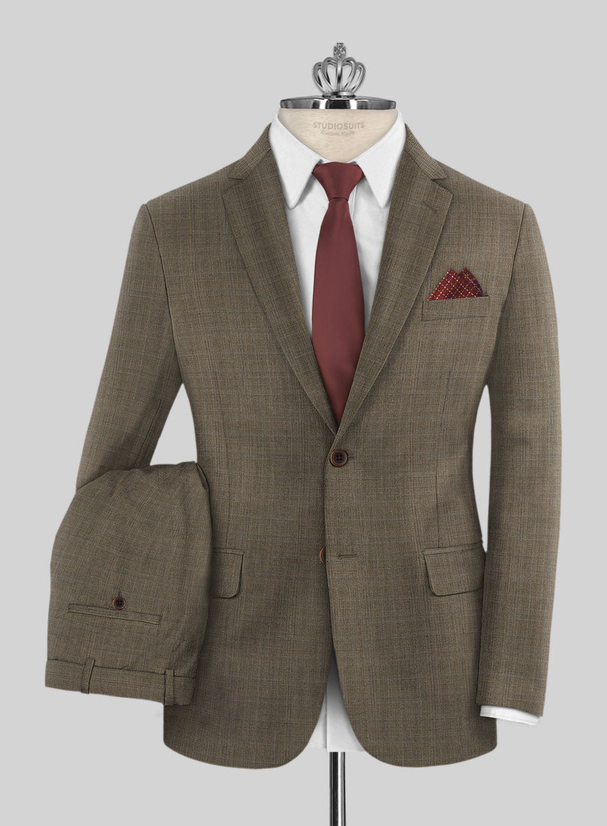 Bristol Brown Glen Suit - StudioSuits