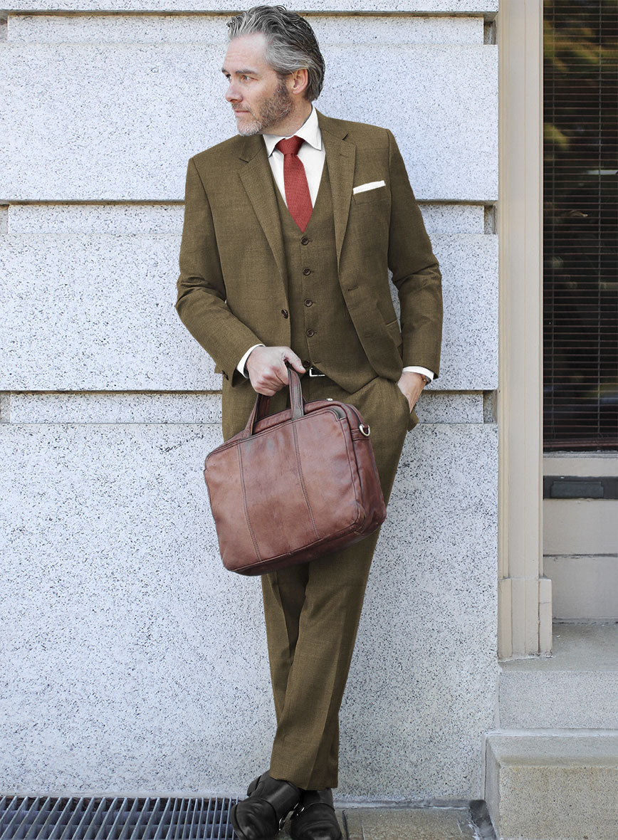 Bristol Coffee Brown Suit - StudioSuits