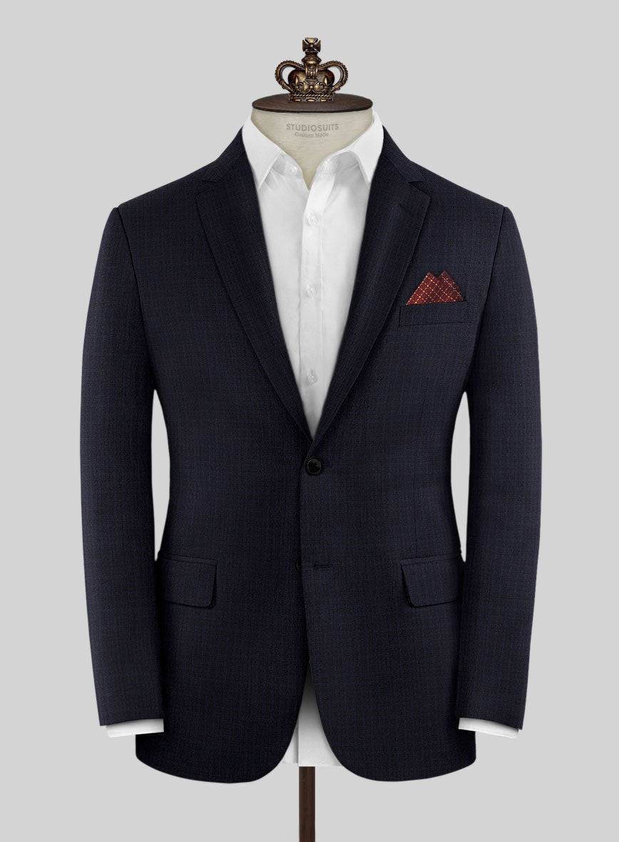 Bristol Marisol Blue Checks Jacket - StudioSuits