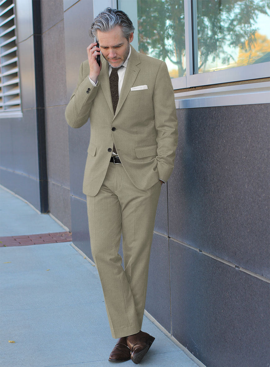 Bristol Olive Gray Suit - StudioSuits