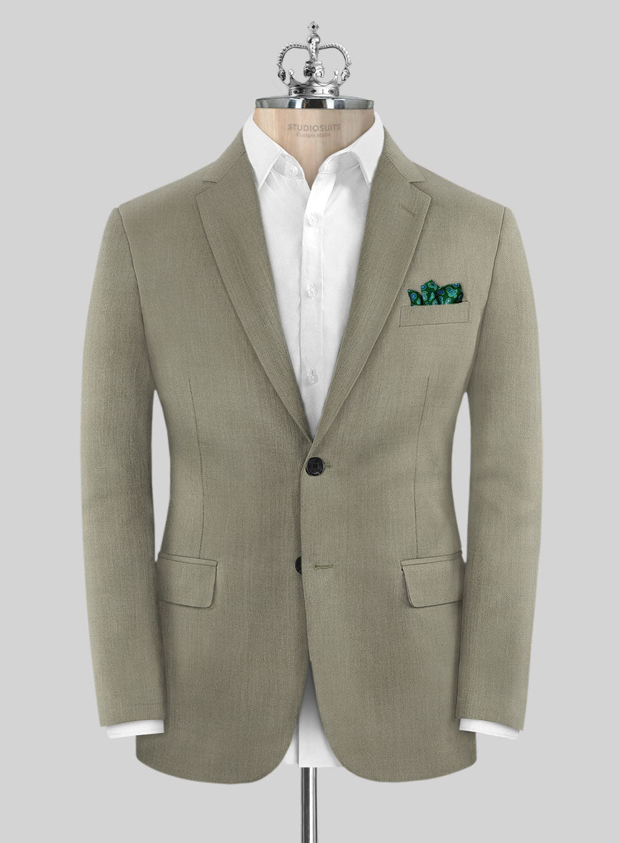 Bristol Olive Gray Suit - StudioSuits