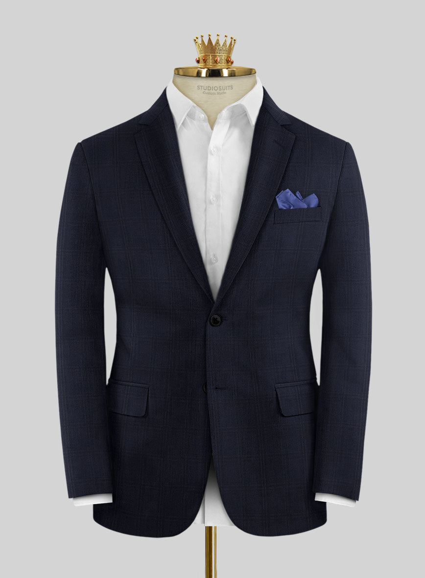 Bristol Silvio Blue Checks Jacket - StudioSuits