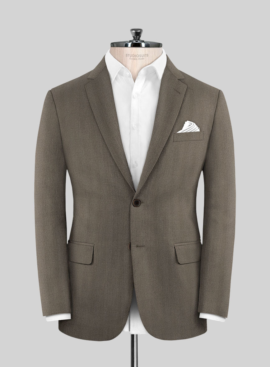 Brown Herringbone Jacket - StudioSuits