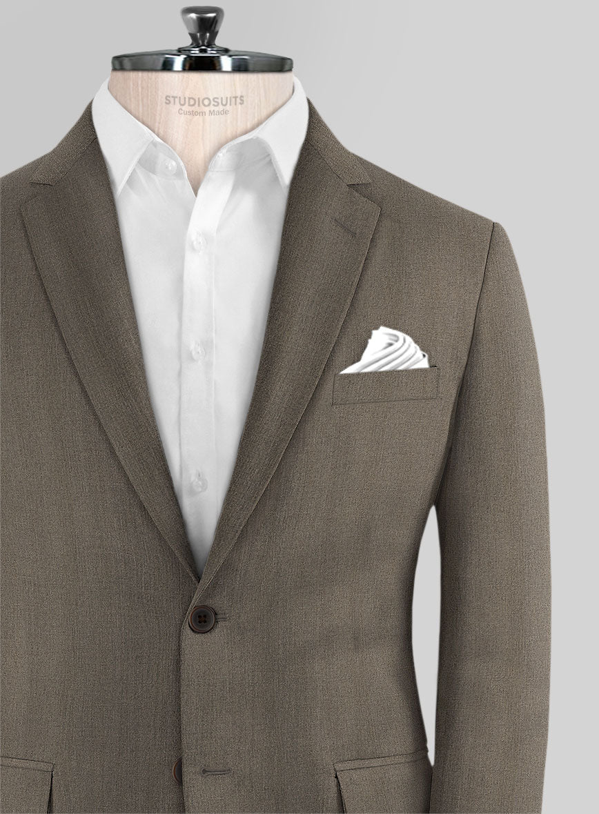 Brown Herringbone Jacket - StudioSuits