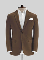 Brown Stretch Chino Jacket - StudioSuits