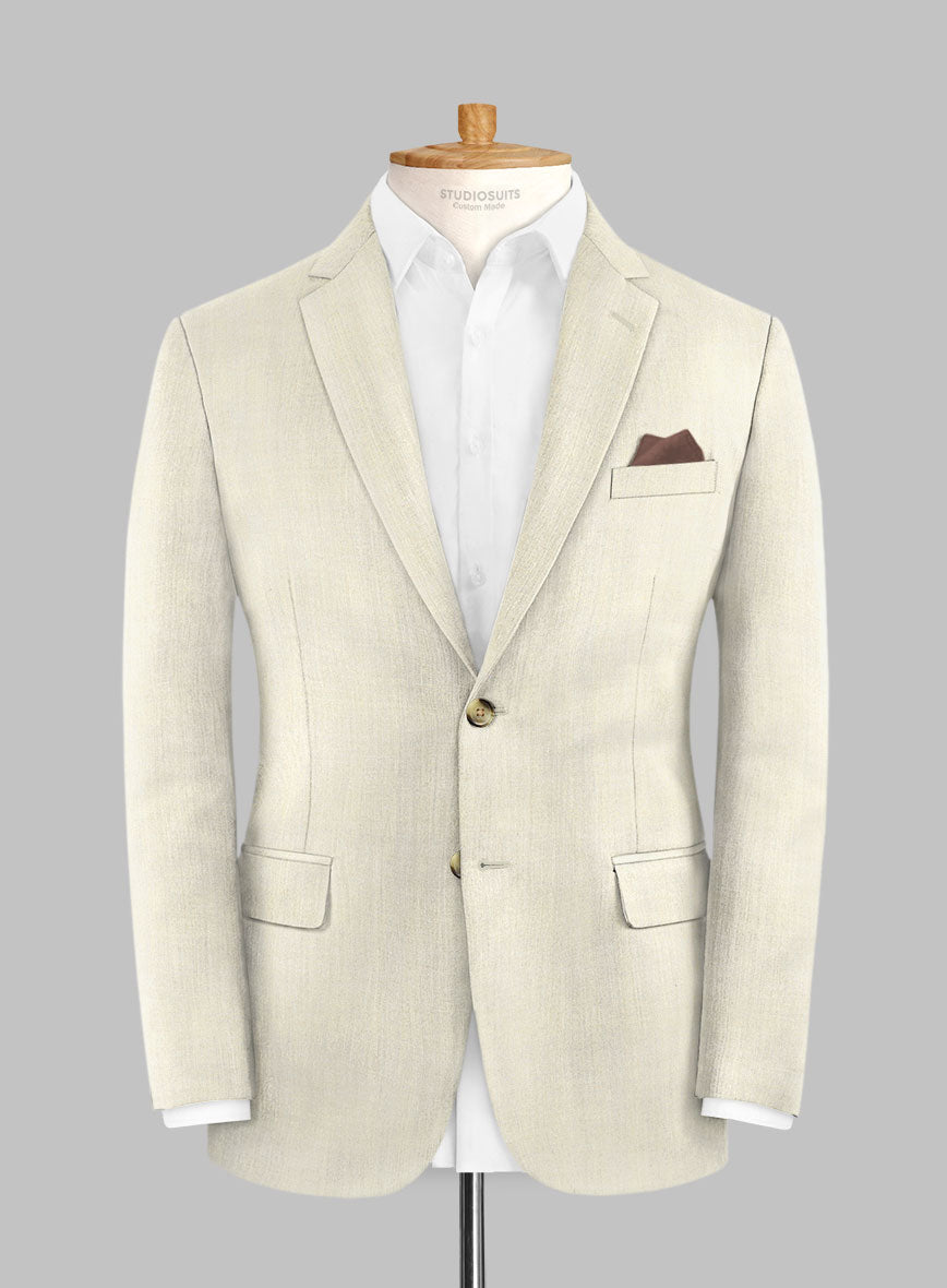 Caccioppoli Sun Dream Perpe Fawn Wool Jacket - StudioSuits