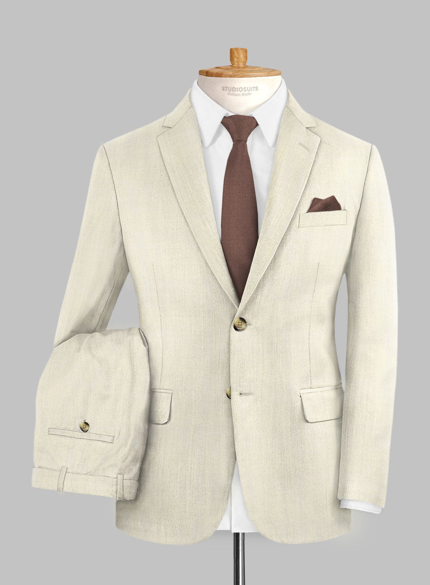 Caccioppoli Sun Dream Perpe Fawn Wool Suit - StudioSuits