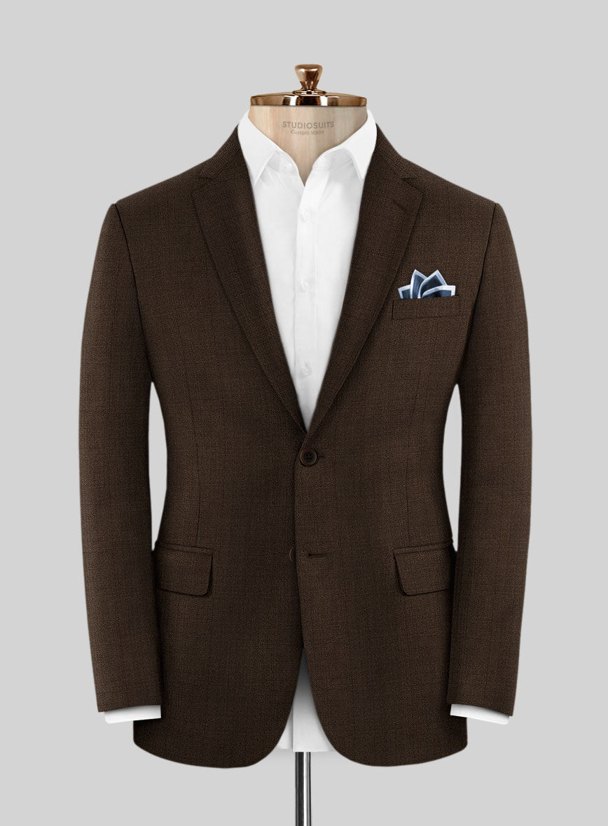 Caccioppoli Sun Dream Guroli Brown Wool Suit – StudioSuits