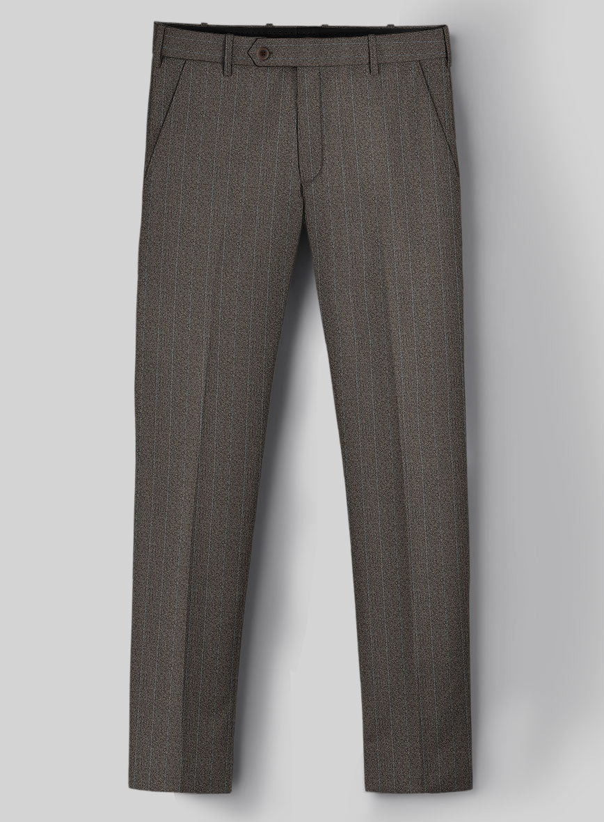 Caccioppoli Dapper Dandy Tafa Brown Wool Suit - StudioSuits