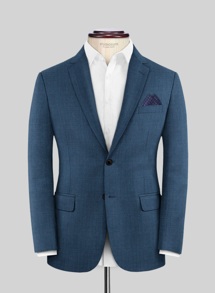 Caccioppoli Sun Dream Isano Blue Wool Suit - StudioSuits