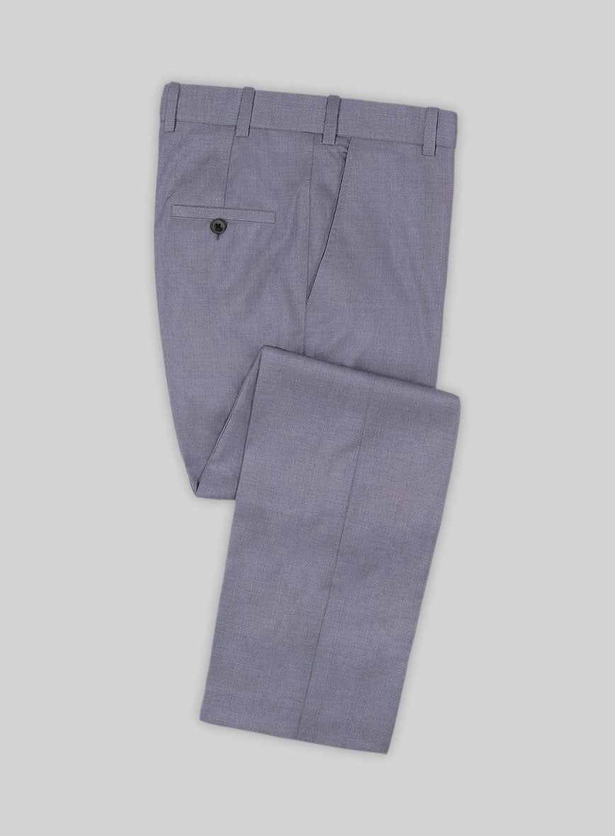 Caccioppoli Sun Dream Light Pastel Purple Wool Silk Pants – StudioSuits