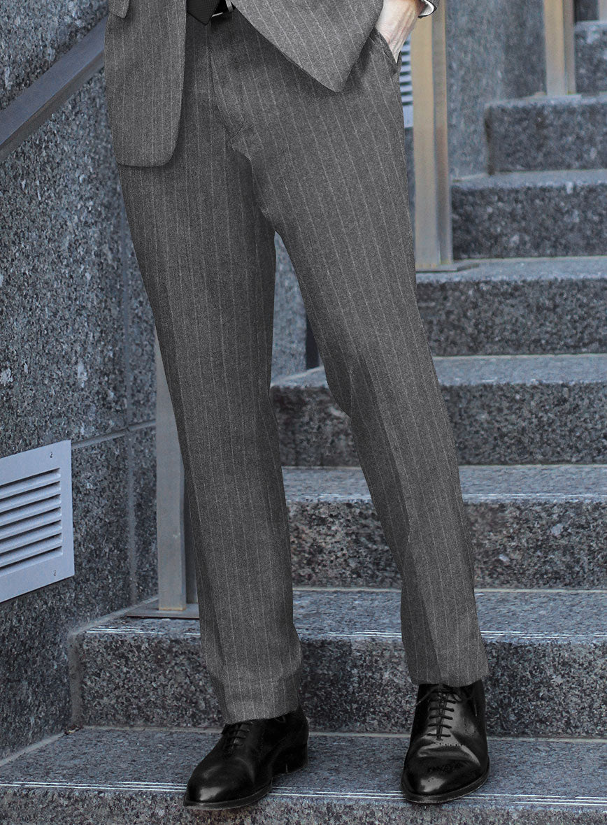 Caccioppoli Laudi Light Gray Wool Suit - StudioSuits