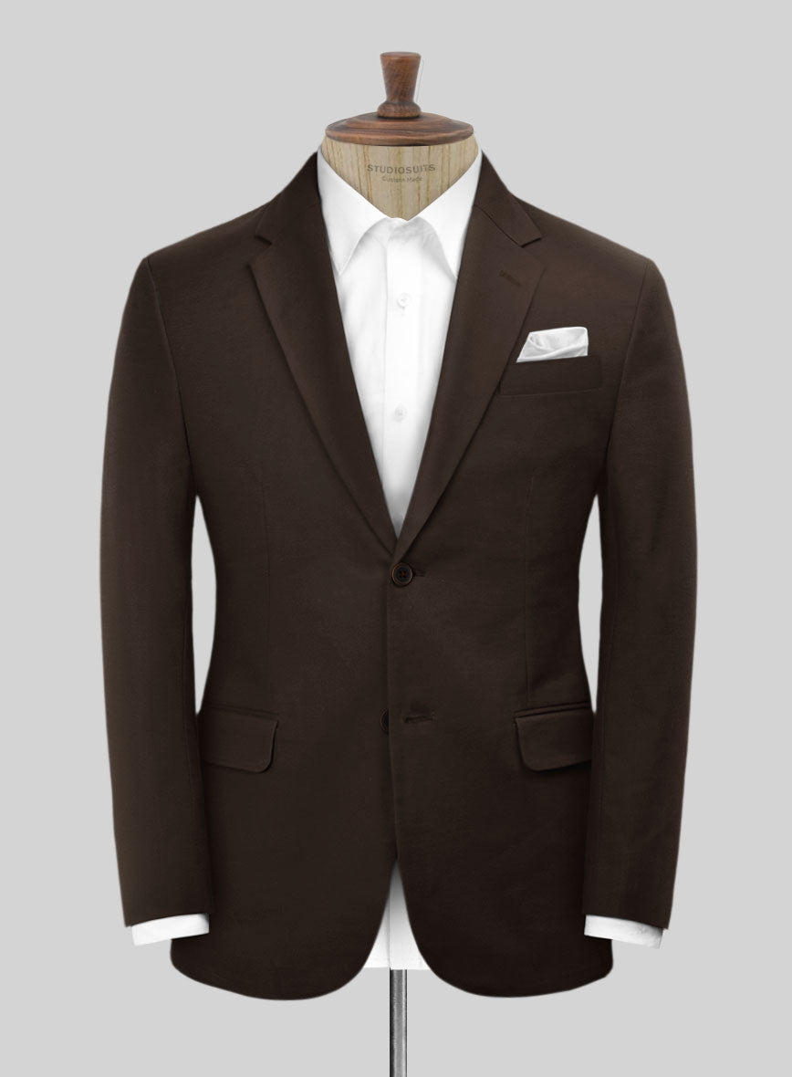 Caffe Brown Stretch Chino Suit - StudioSuits