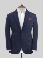 Campari Berry Blue Linen Jacket - StudioSuits