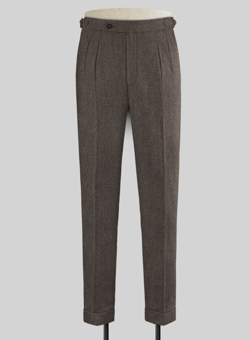 Carre Brown Highland Tweed Trousers