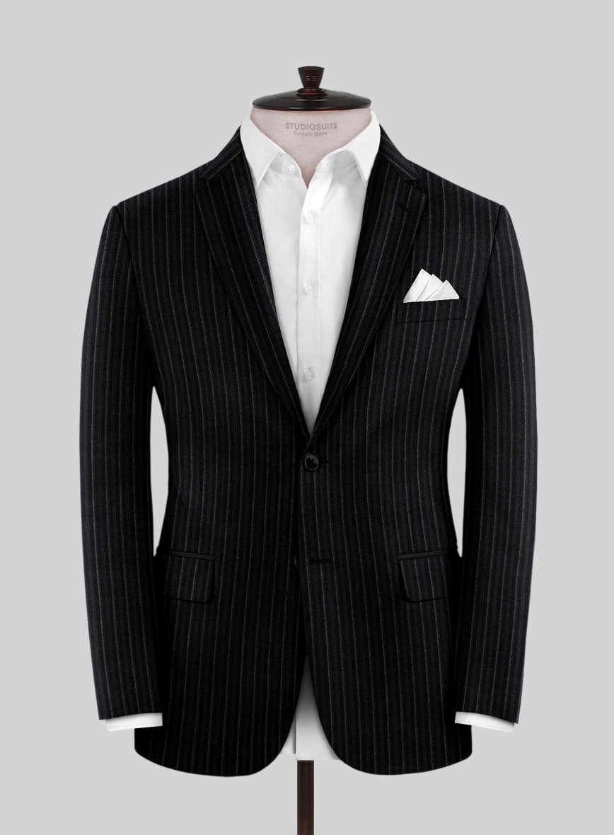 Charles Clayton Amper Black Wool Cashmere Jacket