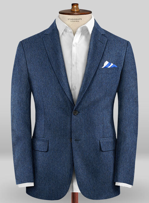 Colombo Tom Blue Cashmere Jacket - StudioSuits