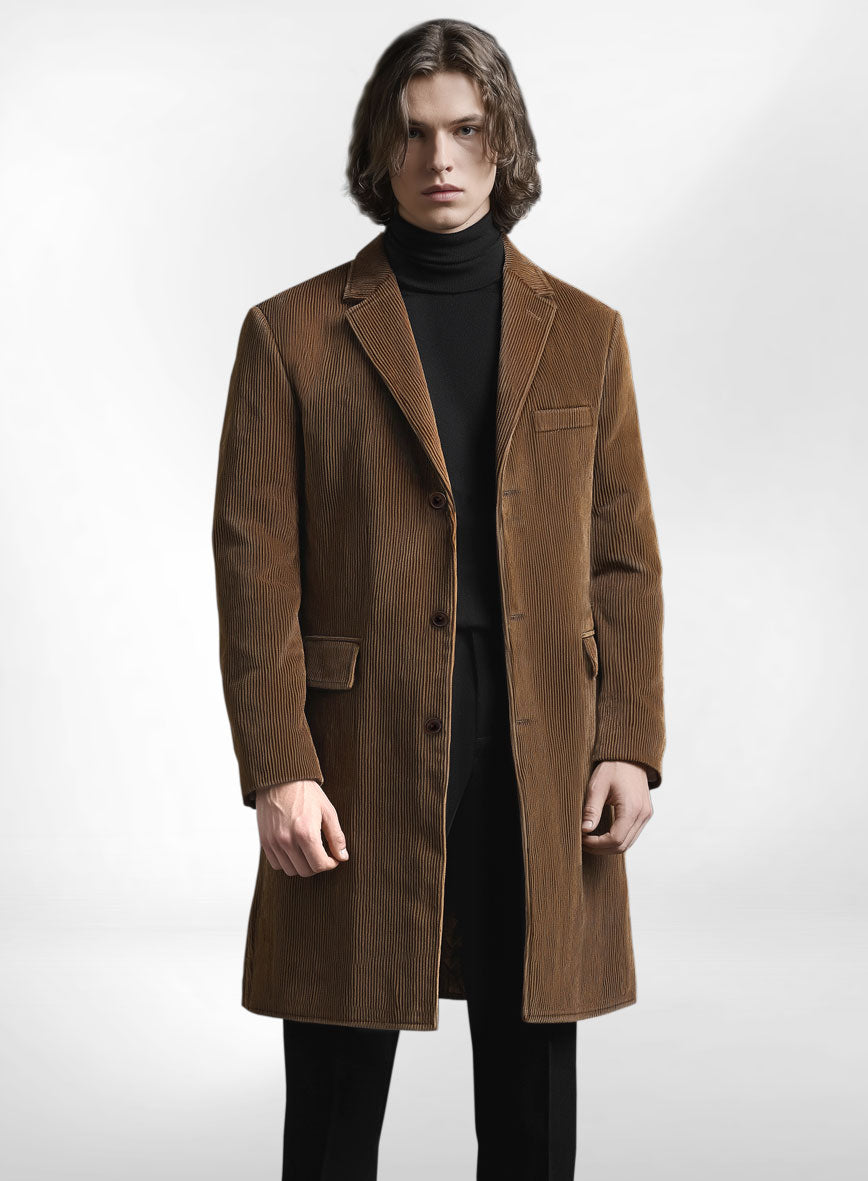 Corduroy Long Coat