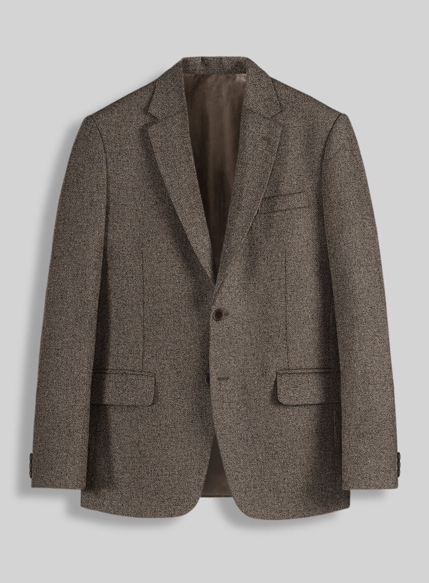 Dapper Brown Tweed Suit - StudioSuits