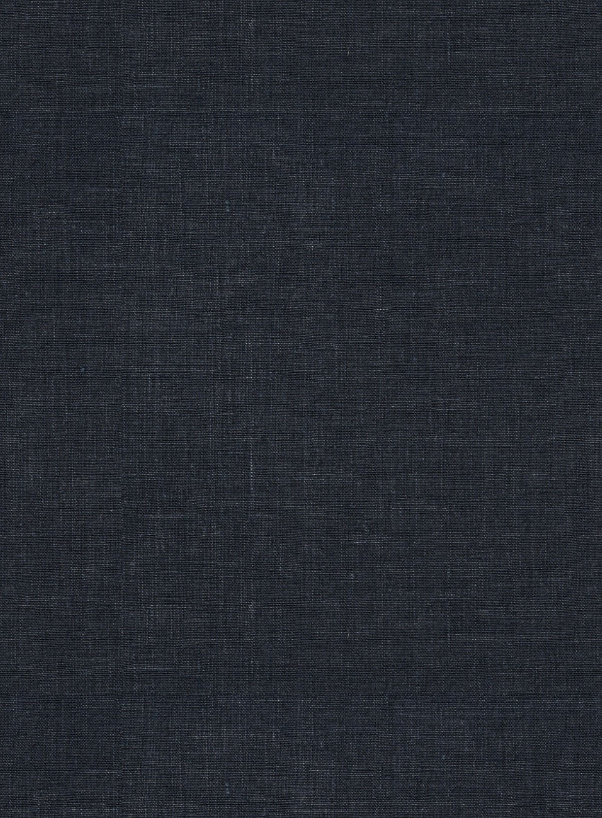 Easy Pants Dark Blue Pure Linen - StudioSuits