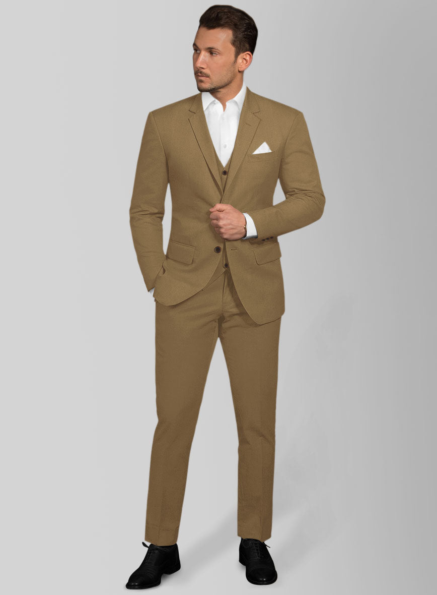 Dark Khaki Chino Suit - StudioSuits