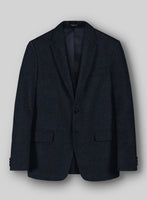 Deep Blue Heavy Tweed Suit - StudioSuits