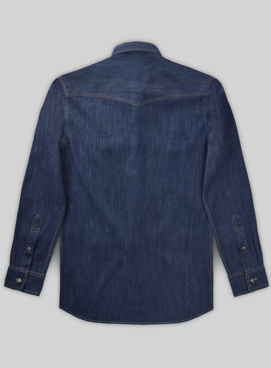 Denim Shirt - Hard Washed - StudioSuits