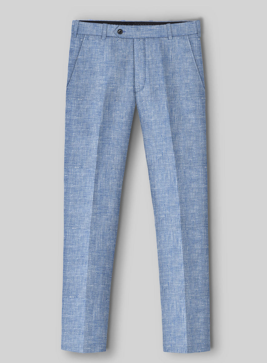 Desert Blue Linen Suit - StudioSuits