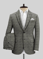 Diamond Noir Tweed Suit - StudioSuits