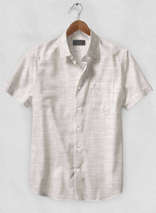 Dublin Fawn Linen Shirt - StudioSuits