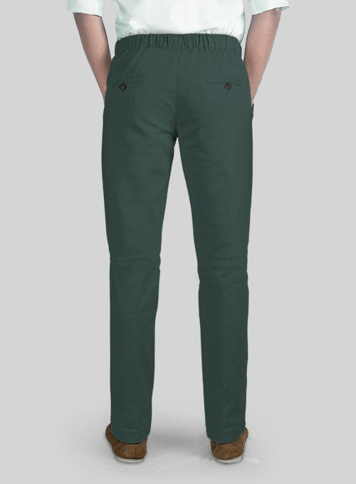 Easy Pants Gallo Green Stretch Chino - StudioSuits