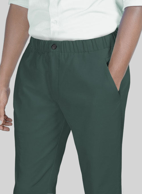 Easy Pants Gallo Green Stretch Chino - StudioSuits