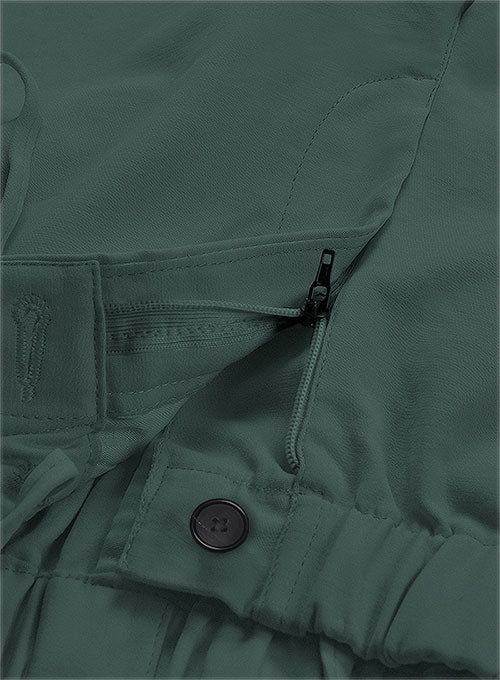 Easy Pants Gallo Green Stretch Chino - StudioSuits