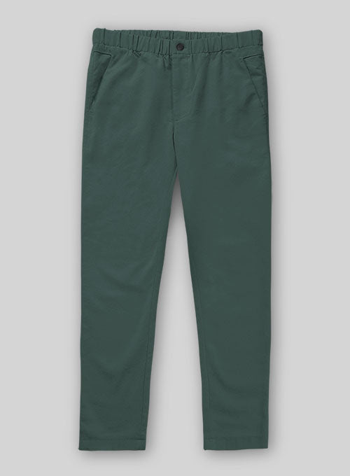 Easy Pants Gallo Green Stretch Chino - StudioSuits