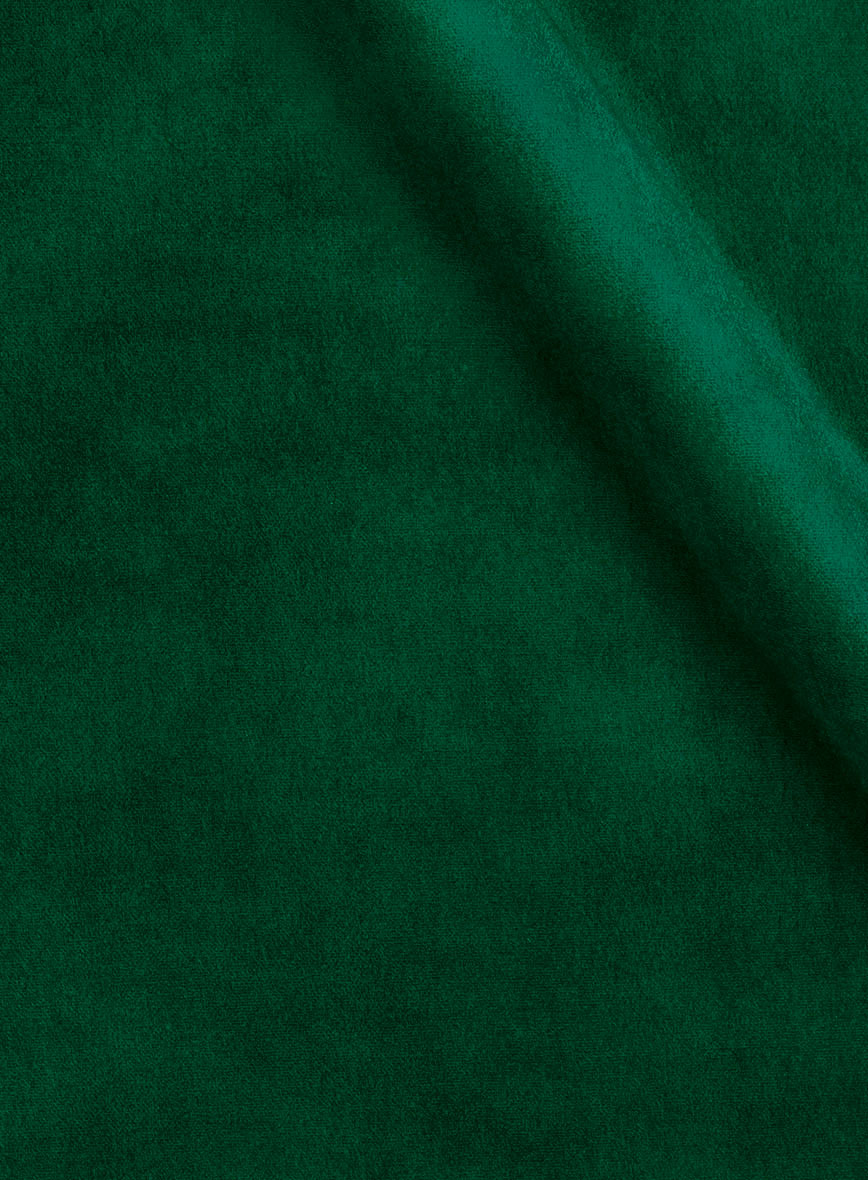 Emerald Green Velvet Jacket - StudioSuits