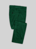 Emerald Green Velvet Pants - StudioSuits