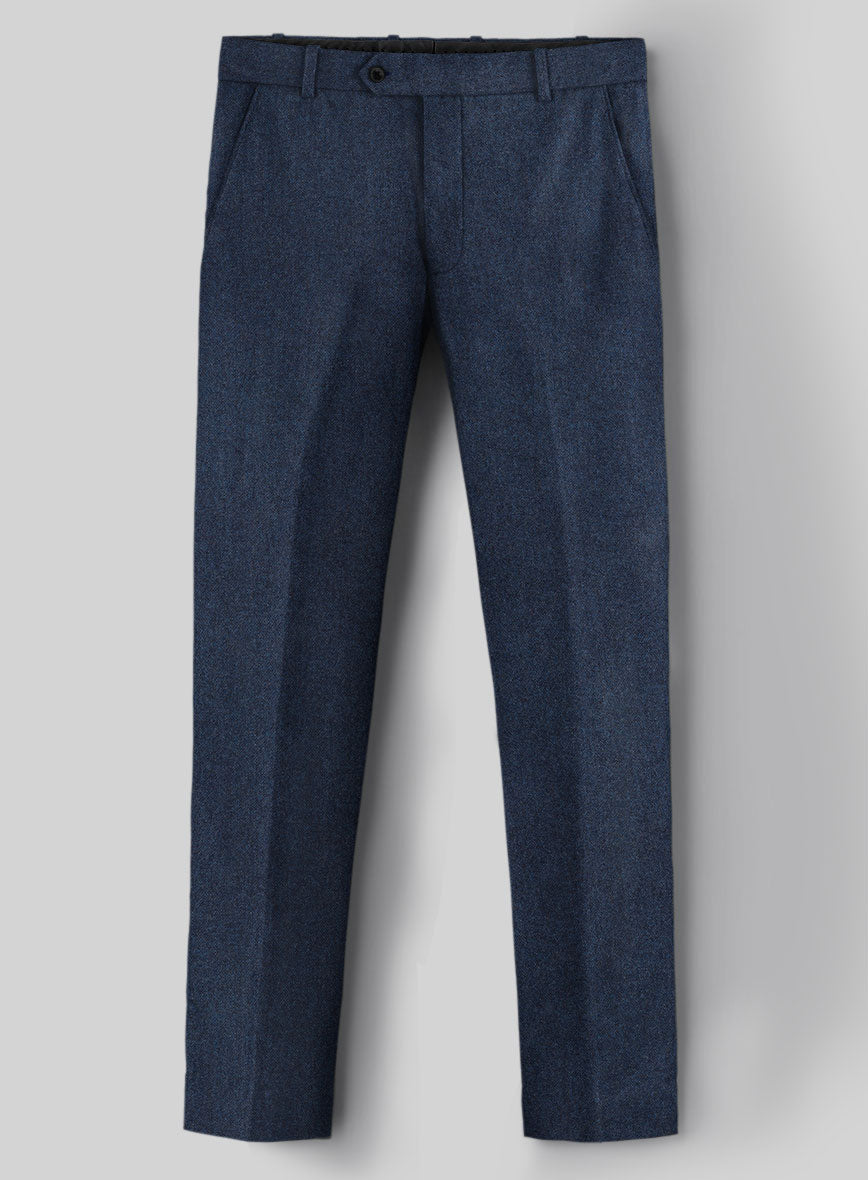 Empire Blue Tweed Pants - StudioSuits