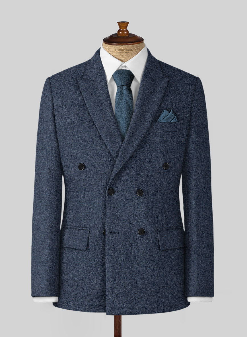 Empire Blue Tweed Suit - StudioSuits