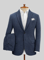 Empire Blue Tweed Suit - StudioSuits