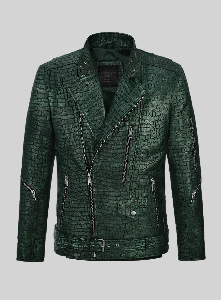 Green Leather Jacket Collection StudioSuits