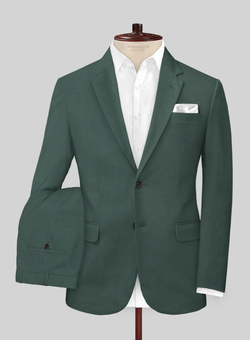 Gallo Green Stretch Chino Suit - StudioSuits