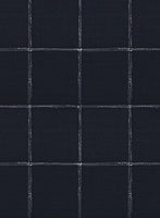 Graf Blue Checks Wool Jacket - StudioSuits