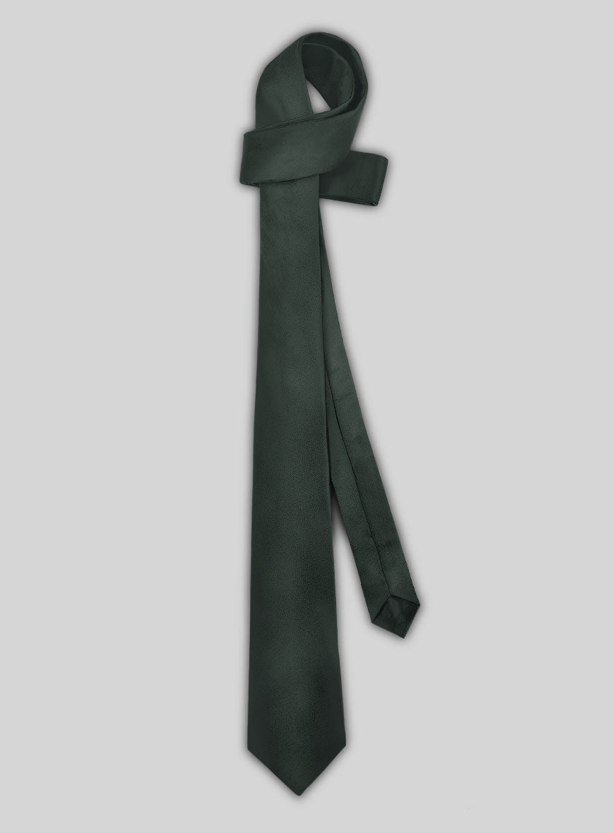 Green Satin Tie - StudioSuits